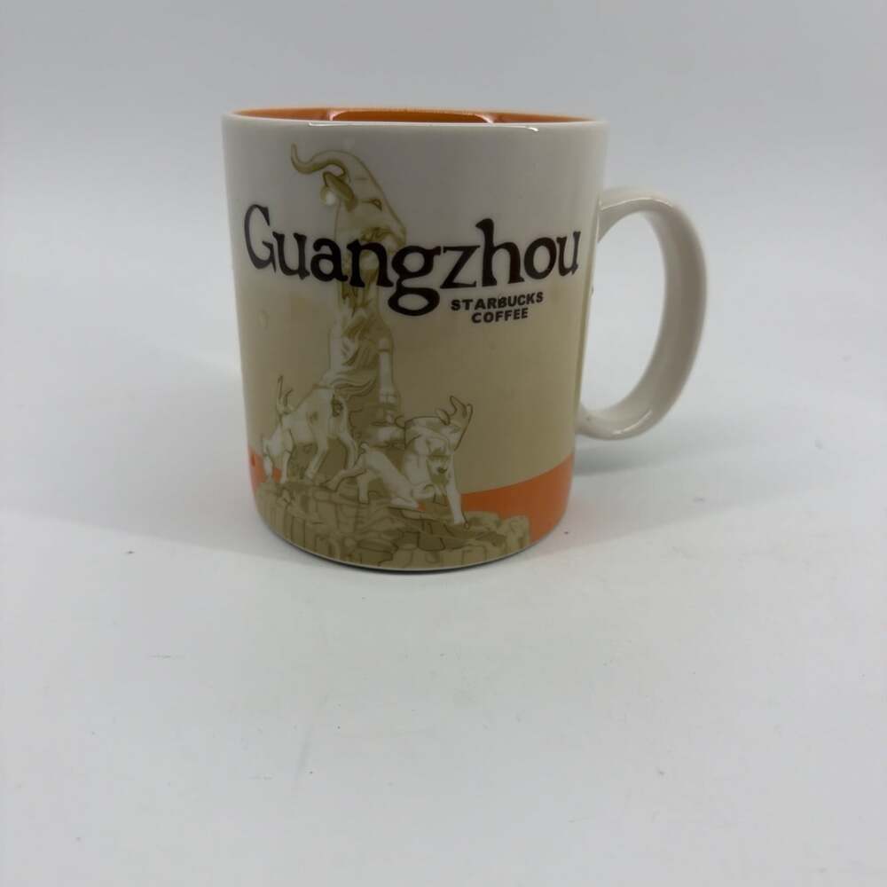 2012 Starbucks 16oz Guangzhou Orange Global Icon Collector Series Coffee Mug